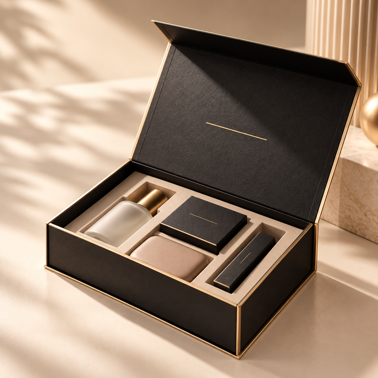 Luxury rigid box packaging